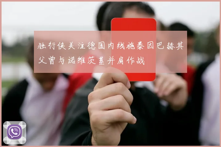 独行侠关注德国内线施泰因巴赫其父曾与诺维茨基并肩作战